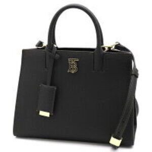 Burberry Frances Tote Shoulder Bag Black